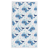 Bubbles & Fins Kinderverjaardag Walvis Klein Cadeauzakje (Voorkant)