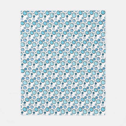 Bubbles Fleece Deken (Voorkant)
