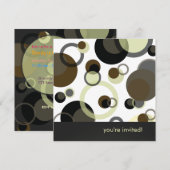 Bubbles for Birthday Party Kaart (Voorkant / Achterkant)