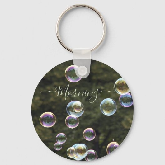 Bubbles gedurende sleutelhanger dagmonogram (Voorkant)