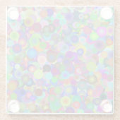Bubbles Glass Onderzetter Glazen Onderzetter (Achterkant)