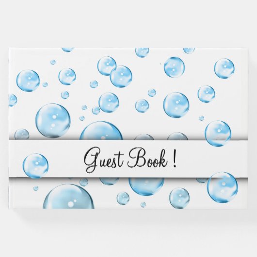 Bubbles Guest Book Gastenboek (Voorkant)