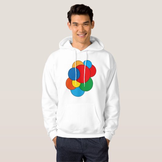 Bubbles Hoodie Sweatshirt (Voorkant volledig)