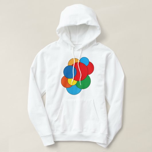 Bubbles Hoodie Sweatshirt (Design voorkant)