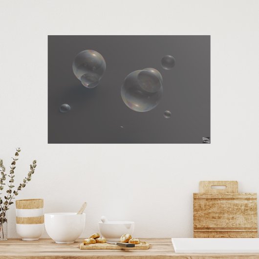 Bubbles I Poster (Keuken)