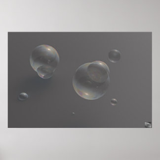 Bubbles I Poster