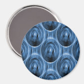 Bubbles in Bleu..... Magneet (Voorkant / Achterkant)