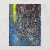 Bubbles in glas briefkaart (Voorkant)