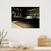 Bubbles in Lincoln Center, Alle grootten Poster (Keuken)