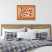 Bubbles in zijn winkel canvas afdruk (Insitu (Slaapkamer))