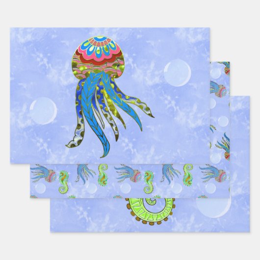 Bubbles Inpakpapier Vel (Set)