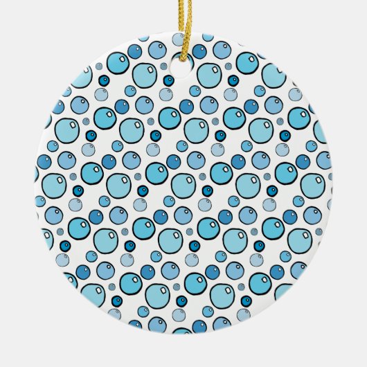 Bubbles Keramisch Ornament (Voorkant)