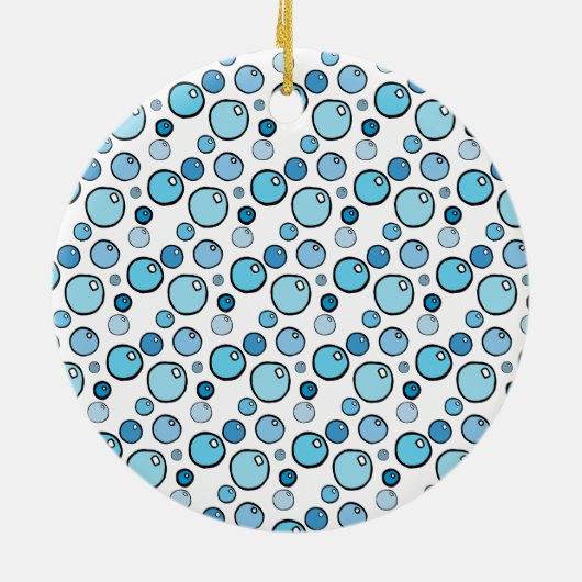 Bubbles Keramisch Ornament (Achterkant)