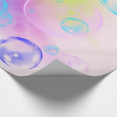 BUBBLES - kleurrijk Abstract Afbeelding van fracta Cadeaupapier (Hoek)