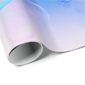 BUBBLES - kleurrijk Abstract Afbeelding van fracta Cadeaupapier (Rol Hoek)