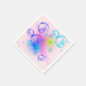 BUBBLES - kleurrijk Abstract Afbeelding van fracta Servet (Hoek)