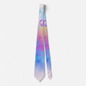 BUBBLES - kleurrijk Abstract Afbeelding van fracta Stropdas (Voorkant)