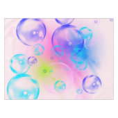 BUBBLES - kleurrijk Abstract Afbeelding van fracta Tafelkleed (Voorkant (Horizontaal))