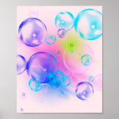 BUBBLES - kleurrijke bubbels voor kinderen - Poster (Voorkant)