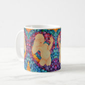 Bubbles kunst ontwerp mok (Voorkant links)