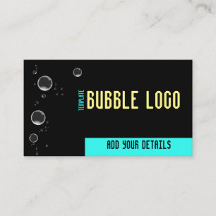 Bubbles Logo bedrijfskaarttemplate Visitekaartje