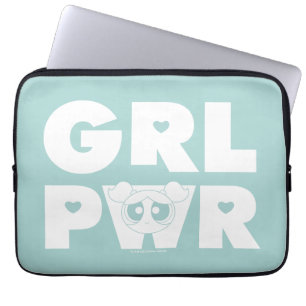 Bubbles: Meisjeskracht Laptop Sleeve