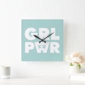 Bubbles: Meisjeskracht Vierkante Klok (Huis)