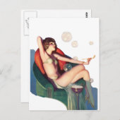 Bubbles met een klassieke pop-up briefkaart (Voorkant / Achterkant)