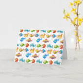 Bubbles met kieuwvissen kaart (Gele Bloem)