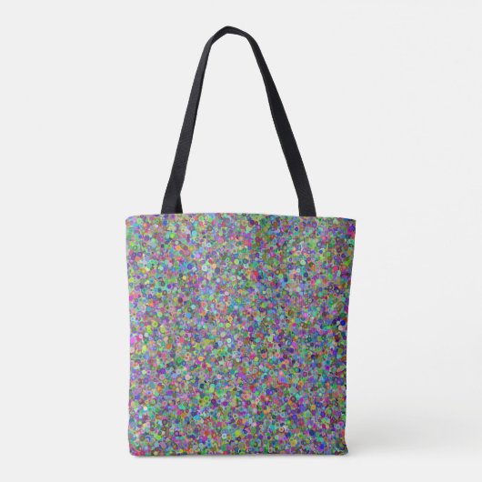 Bubbles Middelgrote Canvas tas (Achterkant)