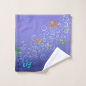 Bubbles n Butterflies Bad Handdoek (Wasdoekje)