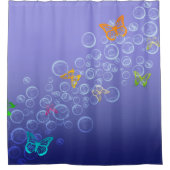 Bubbles n Butterflies Douchegordijn (Voorkant)