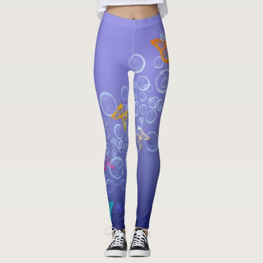 Bubbles n Butterflies Leggings (Voorkant)