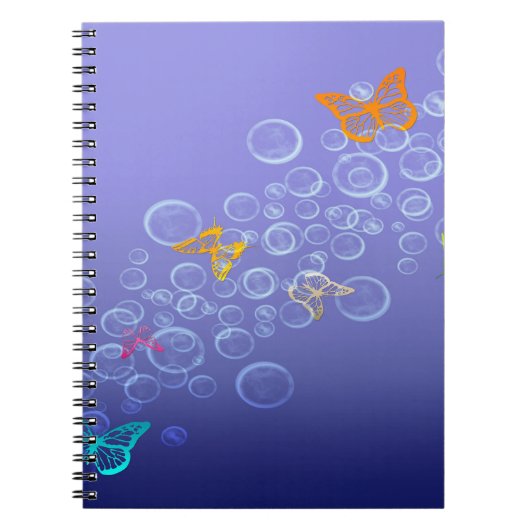 Bubbles n Butterflies Notitieboek (Voorkant)