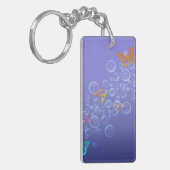 Bubbles n Butterflies Sleutelhanger (Voorkant Links)
