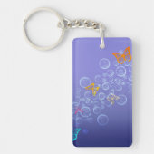 Bubbles n Butterflies Sleutelhanger (Voorkant)