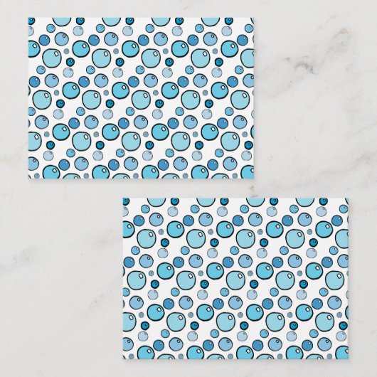 Bubbles Notitiekaartje (Voorkant / Achterkant)