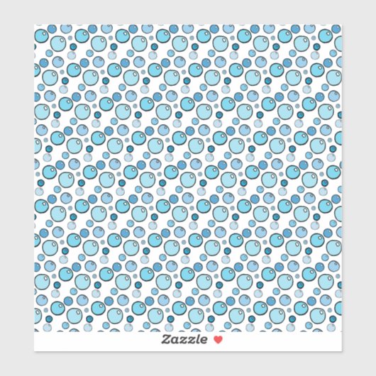 Bubbles op maat gesneden vinyl Stickers (Vel)