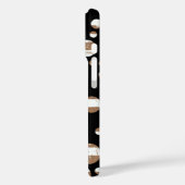 Bubbles op zwart Case-Mate iPhone case (Achterkant / Links)