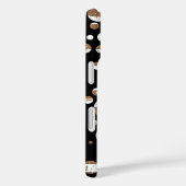 Bubbles op zwart Case-Mate iPhone case (Achterkant / Rechts)