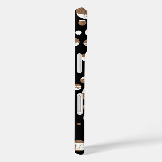 Bubbles op zwart Case-Mate iPhone case (Achterkant / Rechts)