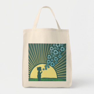 Bubbles Organic Canvas tas