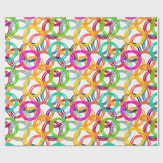 Bubbles, overal bubbels cadeaupapier (Vlak)