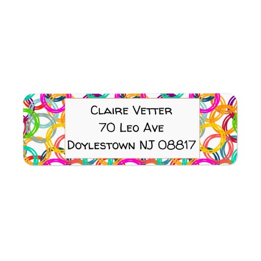 Bubbles, overal bubbels etiket (Voorkant)