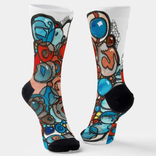 Bubbles Overal Sokken (Gebogen)