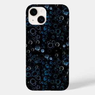 Bubbles patroon 01 zwarte BG Case-Mate iPhone 14 Hoesje