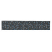 Bubbles Patroon 02.FR.b Black BG Medium Tafelloper (Horizontaal)