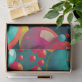 Bubbles Pop Art Decoupage Tissue Papier (Geschenk)