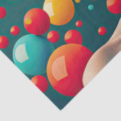 Bubbles Pop Art Decoupage Tissue Papier (Detail)