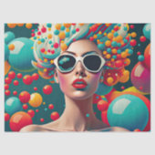 Bubbles Pop Art Decoupage Tissue Papier (Voorkant)